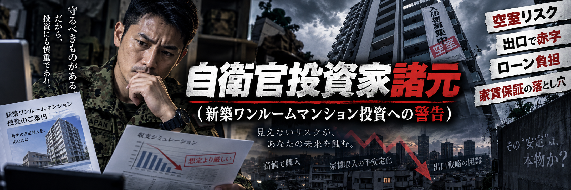 自衛官が不動産投資を自分で判断するための基礎知識